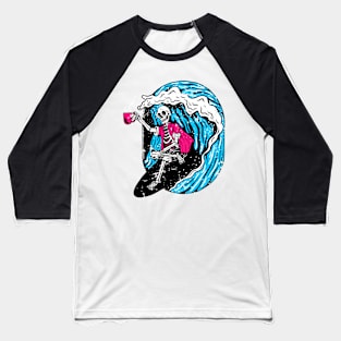 Summer skeleton Baseball T-Shirt